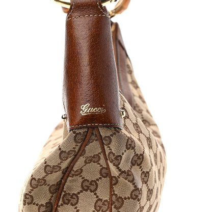 Gucci Monogram Bamboo Ring Hobo Brown 8 of 14
