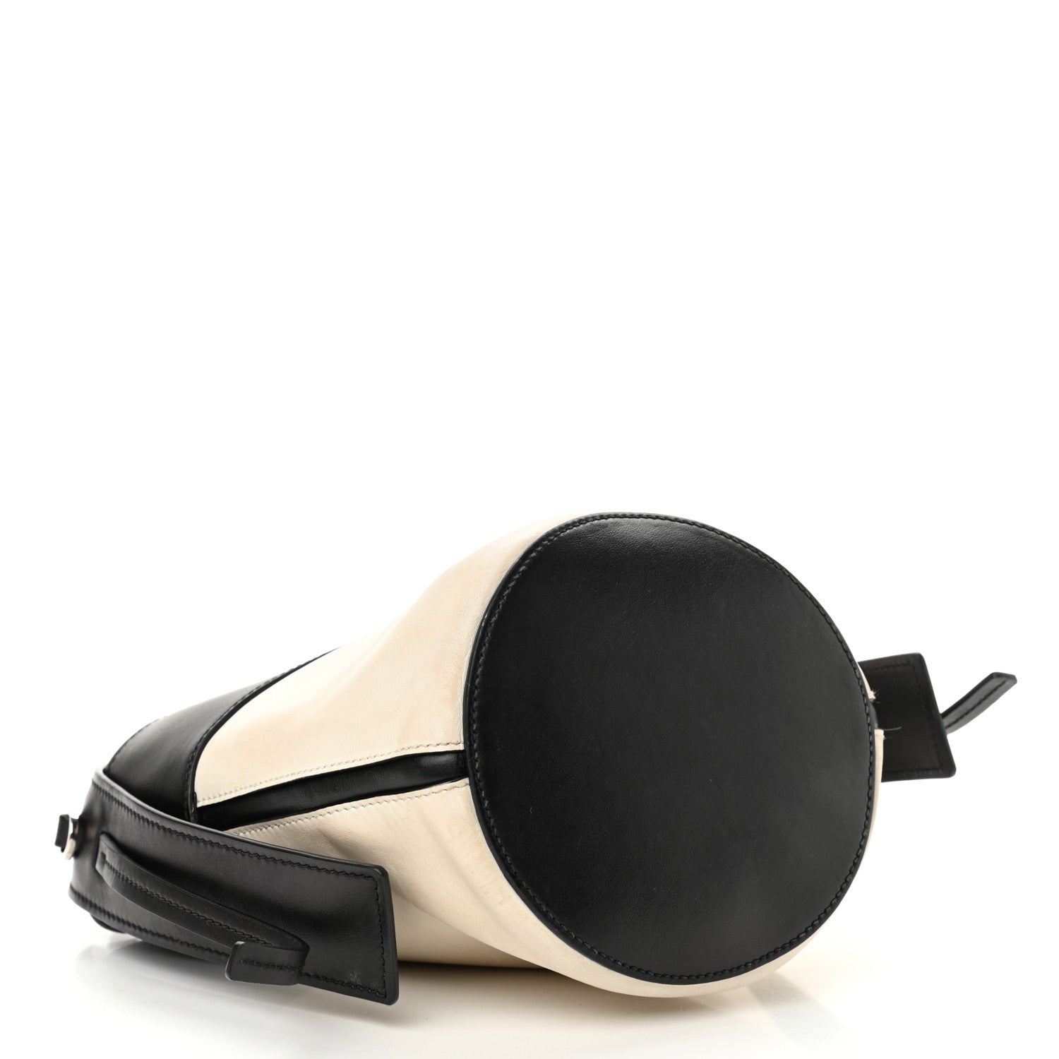 Prada City Calf Ouverture Bucket Bag Talco Black 4 of 11