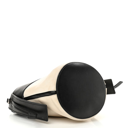 Prada City Calf Ouverture Bucket Bag Talco Black 4 of 11