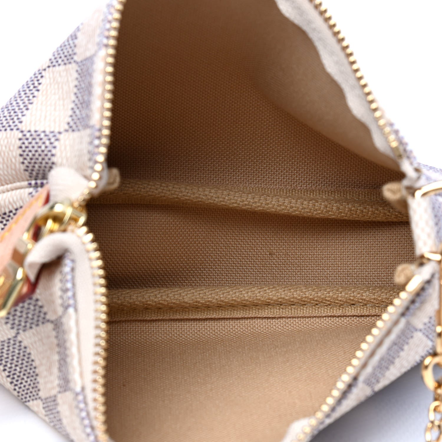 Louis Vuitton Damier Azur Mini Pochette Accessories 3 of 4