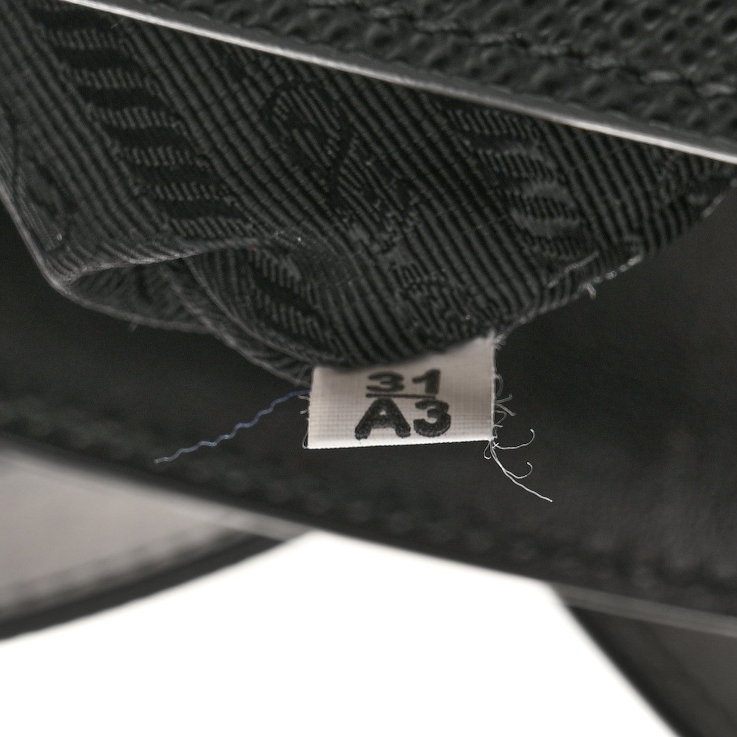 Prada Saffiano Cuir Calfskin Large Double Handle Bag Black Fuoco 7 of 10