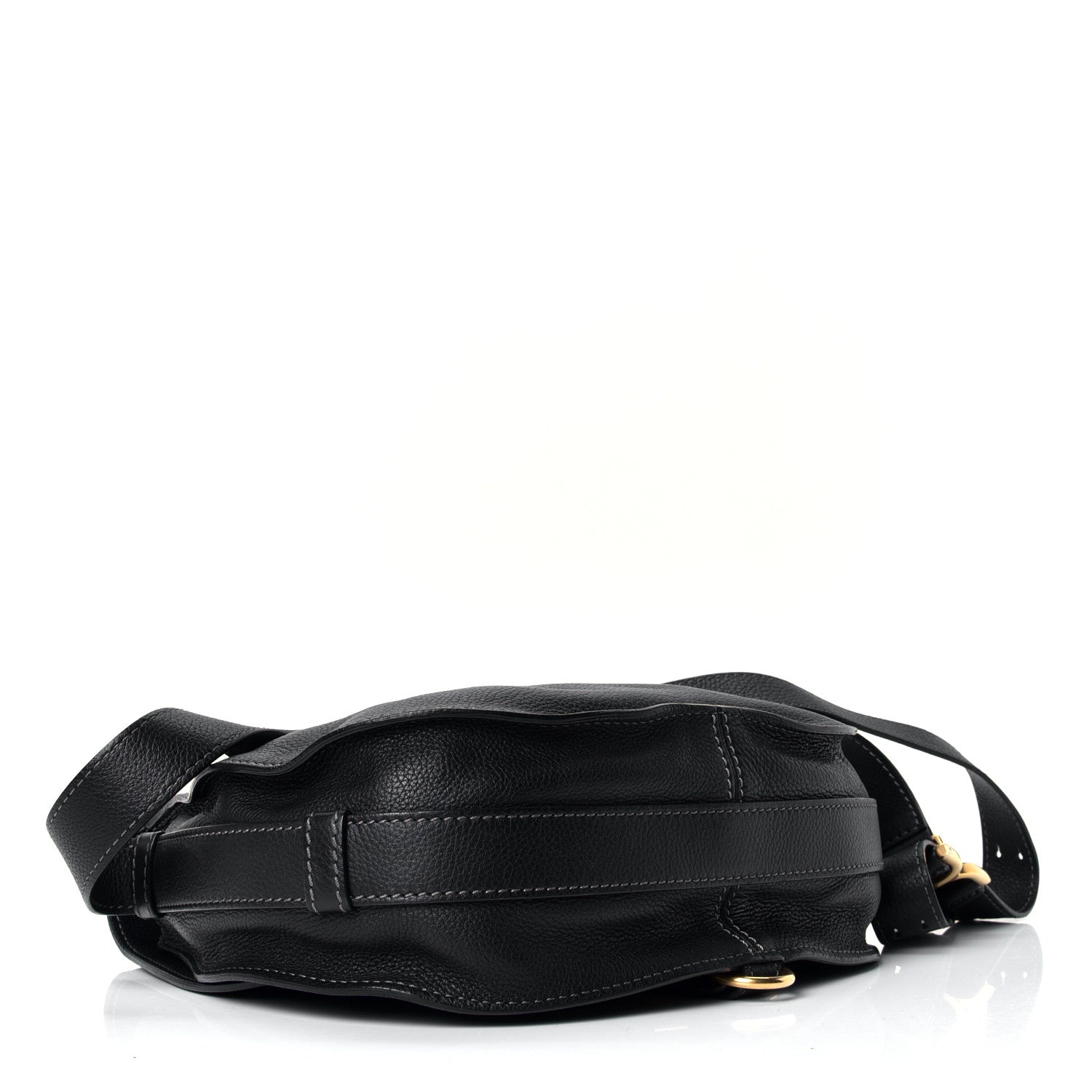 Chloe Calfskin Medium Marcie Round Crossbody Bag Black 3 of 4