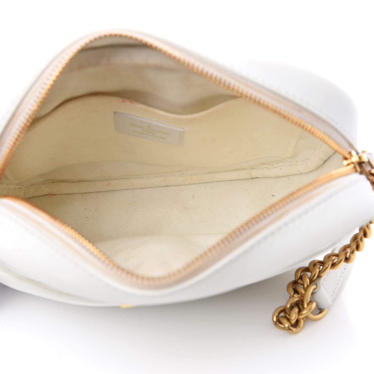 Calfskin New Wave Camera Bag White