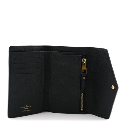 Louis Vuitton Empreinte Compact Curieuse Wallet Black 5 of 7