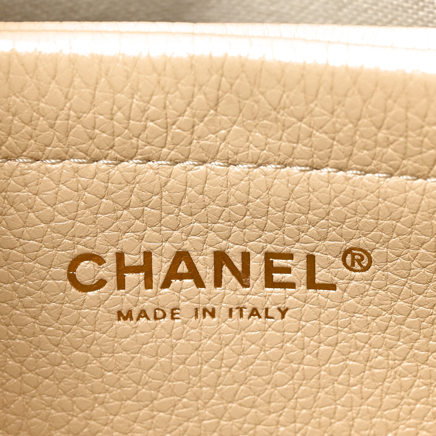 Chanel Grained Calfskin Stitched Urban Essentials Small Shopping Bag Beige 6 of 10