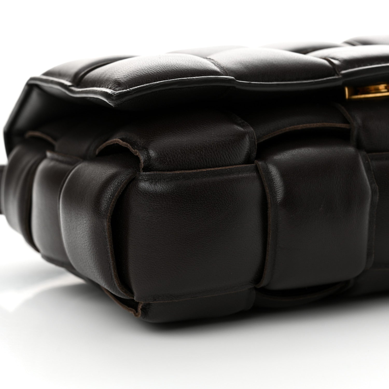 Bottega Veneta Nappa Maxi Intreccio Padded Cassette Crossbody Bag Fondente 9 of 15