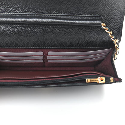 Chanel Caviar Quilted Wallet On Chain WOC Black 5 of 10
