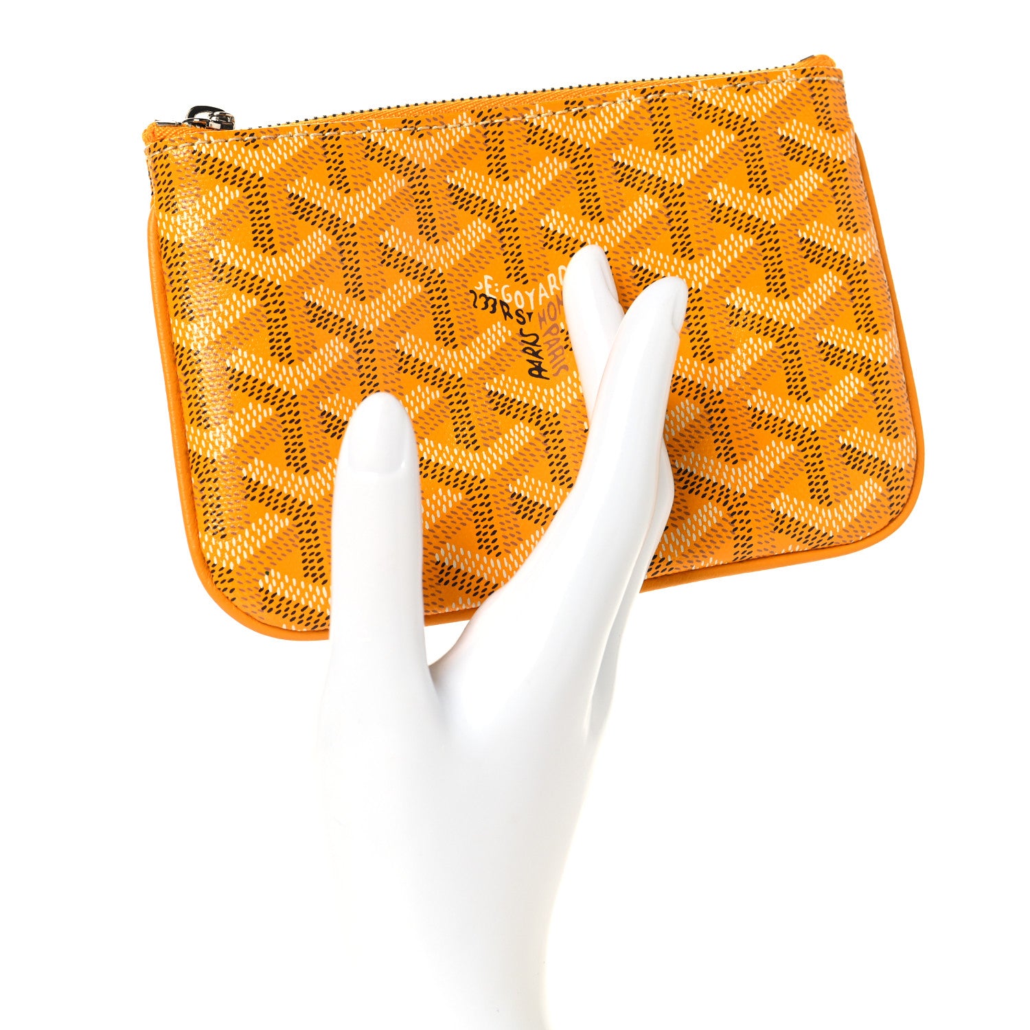 Goyard Goyardine Mini Senat Pochette Yellow 2 of 8