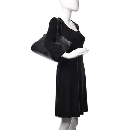 Bottega Veneta Cervo Intrecciato Tote Black 2 of 15