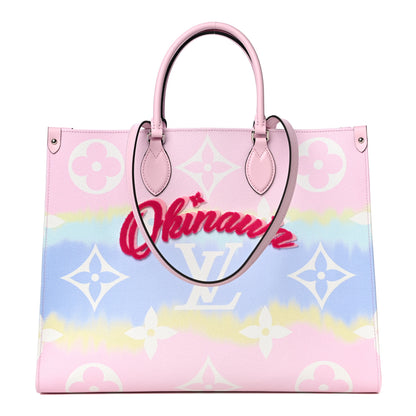 Louis Vuitton Monogram Escale Okinawa Onthego GM Pastel 1 of 11