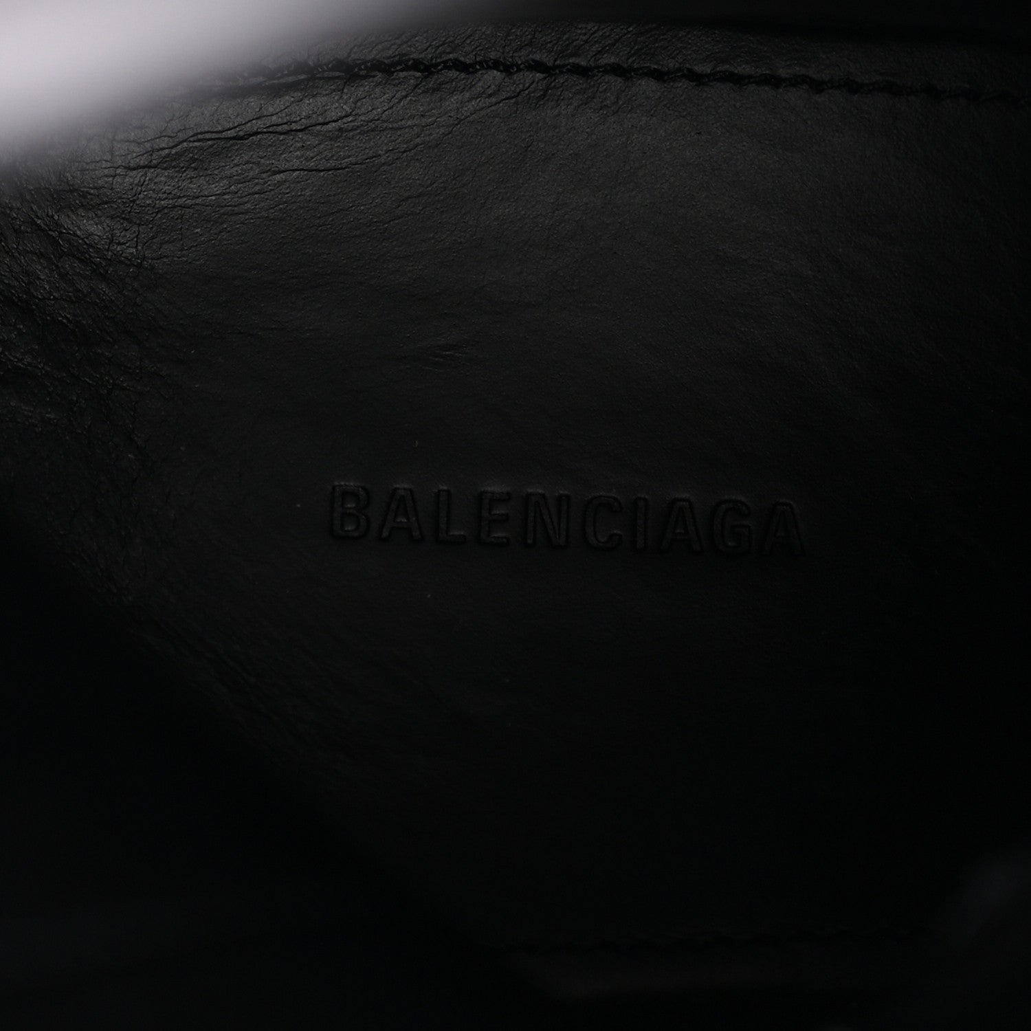 Balenciaga Calfskin Womens Bulldozer Lace Up Boots 37 Black 8 of 10