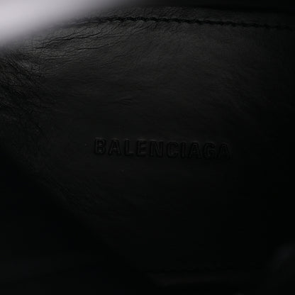 Balenciaga Calfskin Womens Bulldozer Lace Up Boots 37 Black 8 of 10