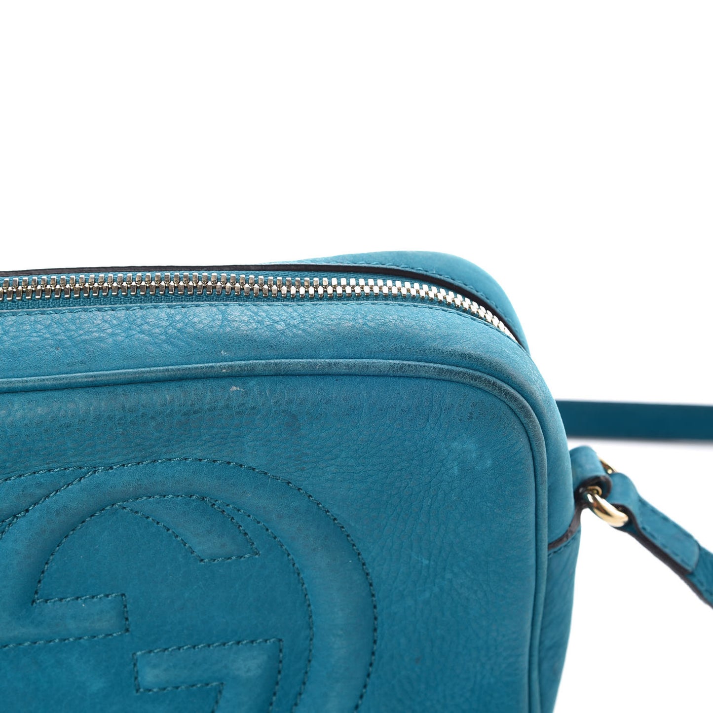 Vitello Range Small Soho Disco Bag Deep Cobalt