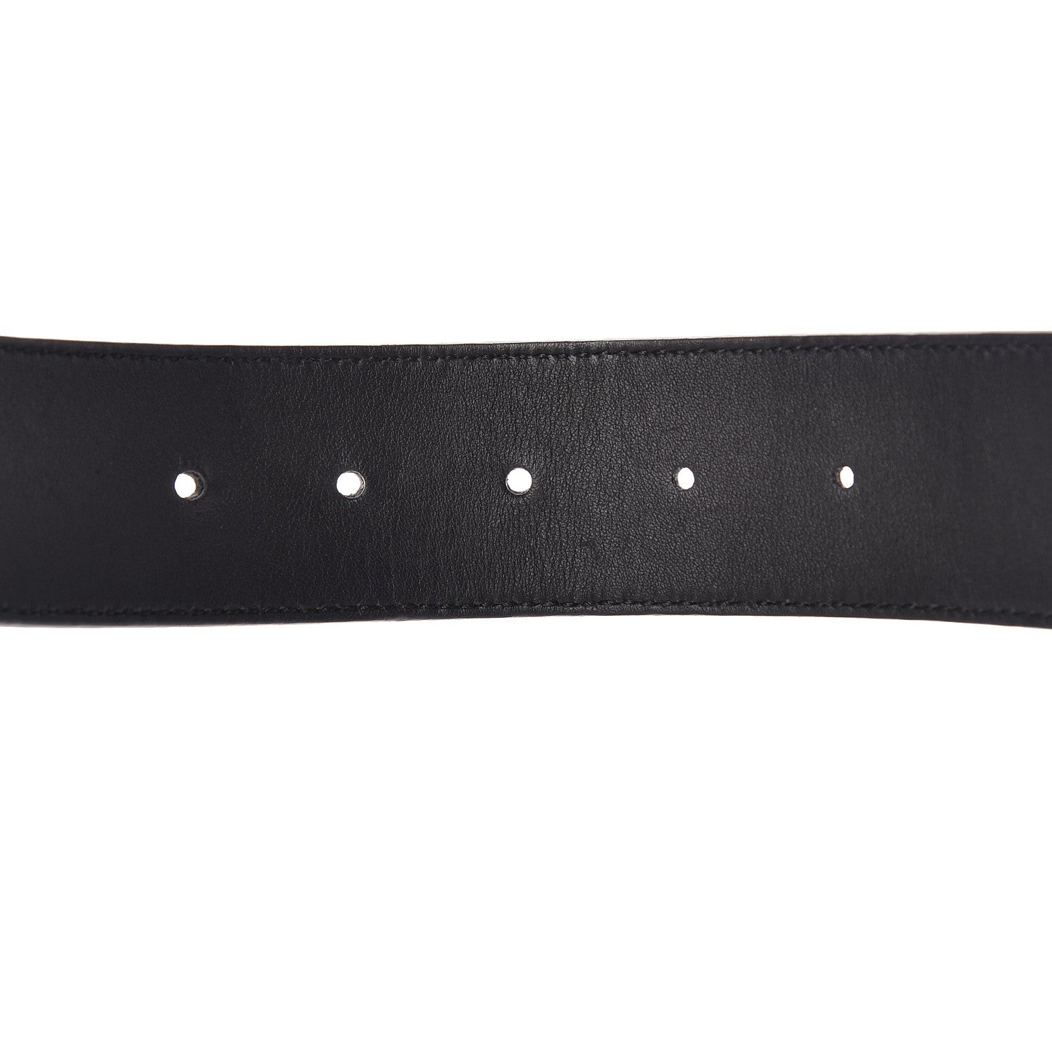 Gucci Textured Calfskin Double G 40mm Belt 95 38 Black 6 of 7