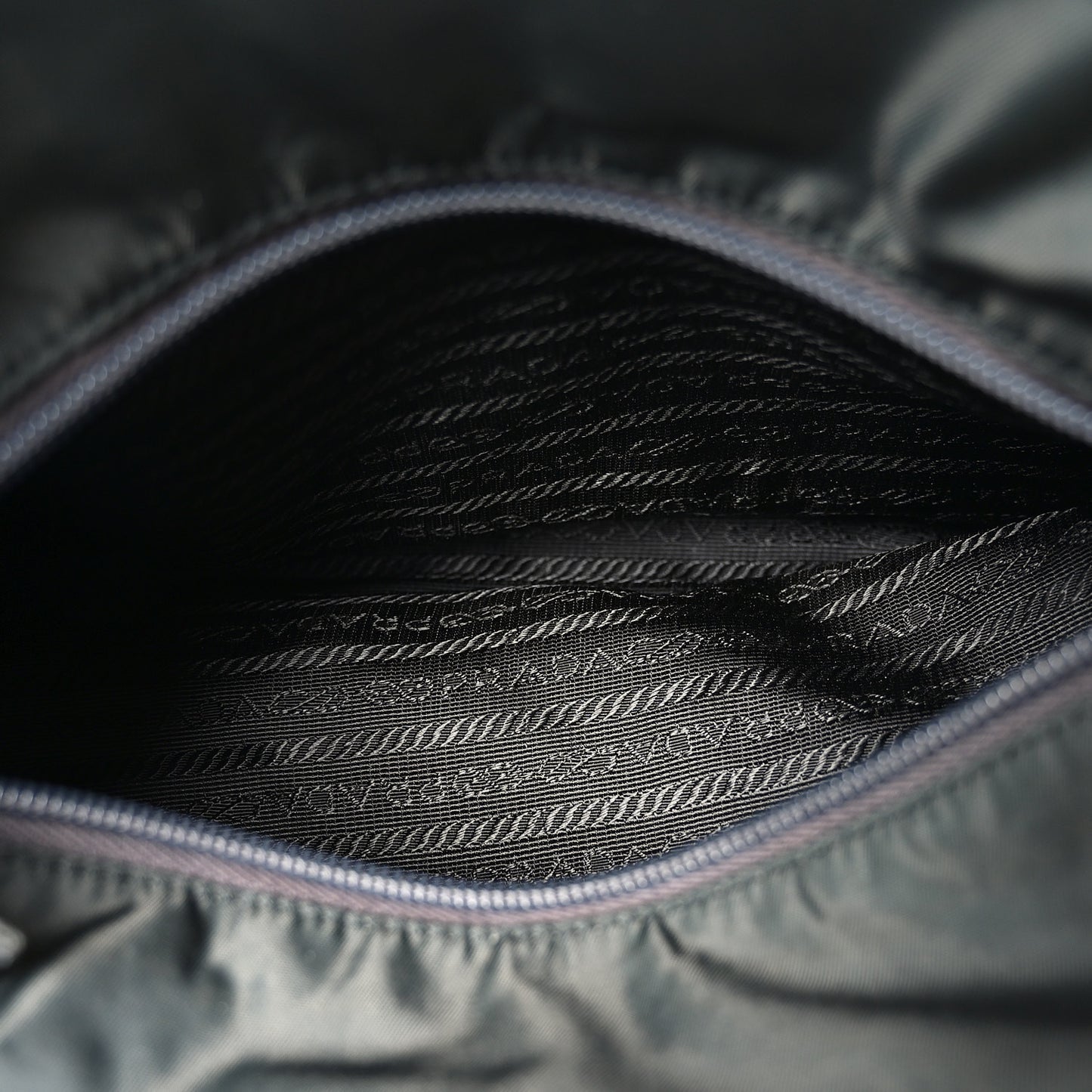 Tessuto Nylon Shoulder Bag Dark Green