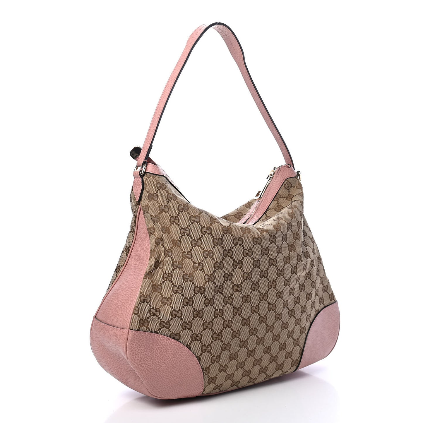 GG Monogram Large Margaux Hobo Beige Soft Pink