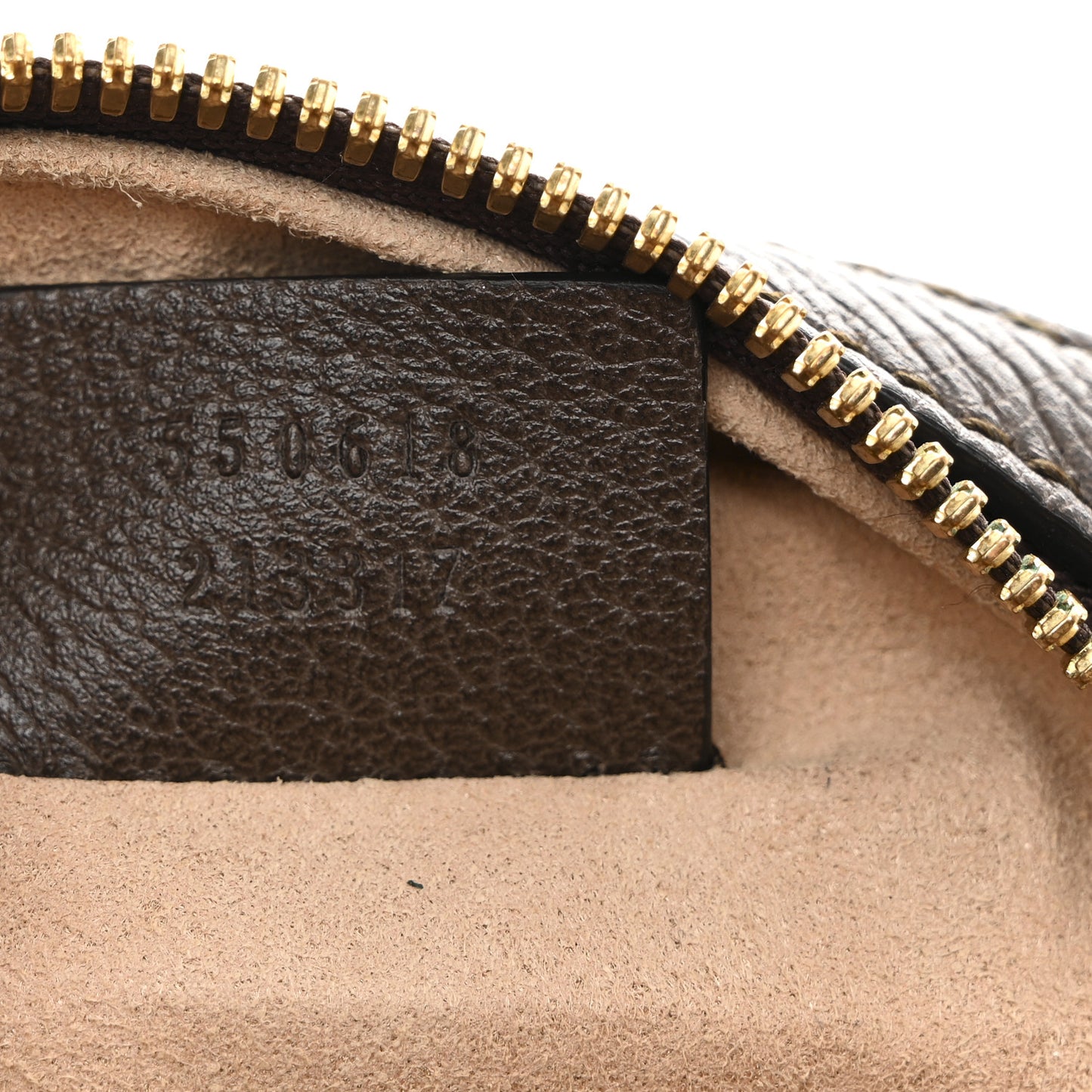 GG Supreme Monogram Web Mini Ophidia Round Shoulder Bag Brown