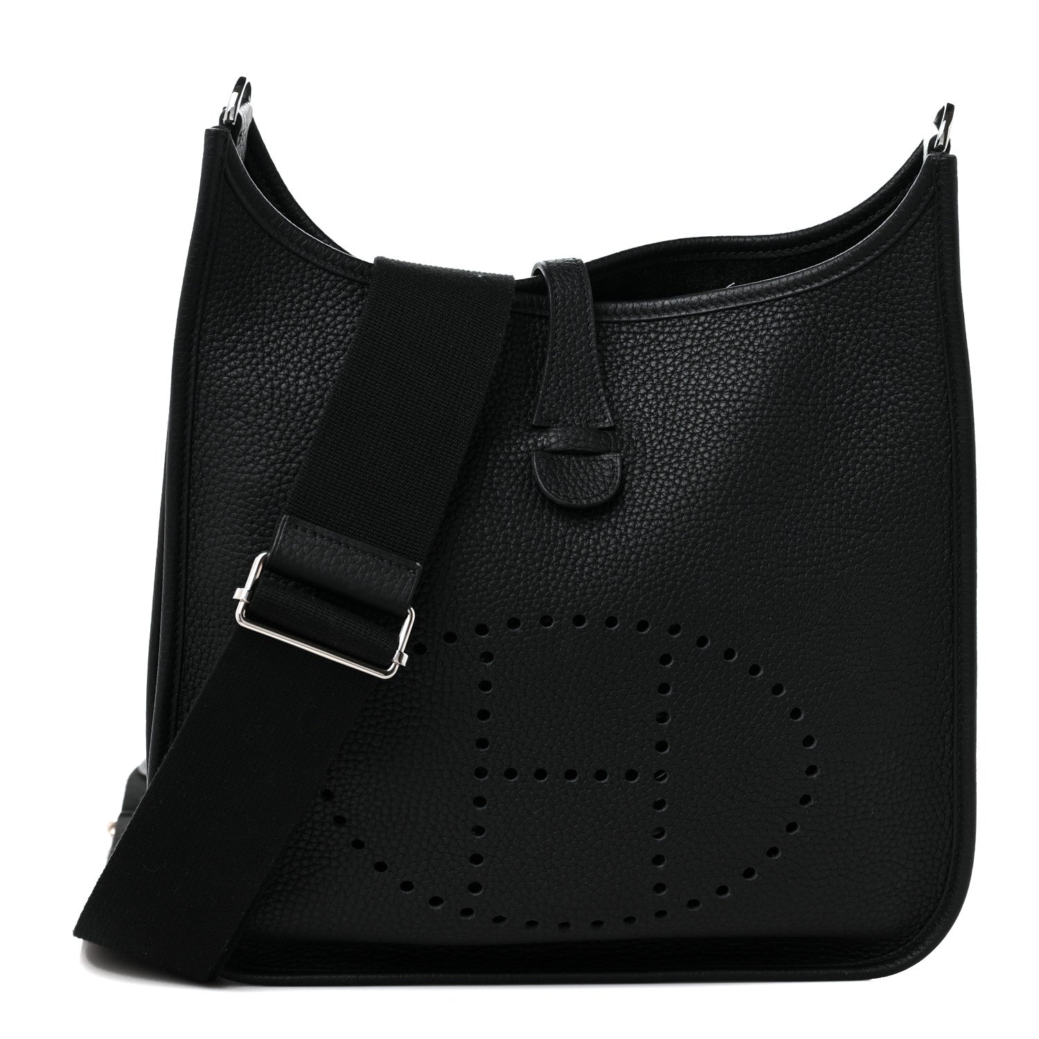 Hermes Taurillon Clemence Evelyne III PM Black 1 of 8