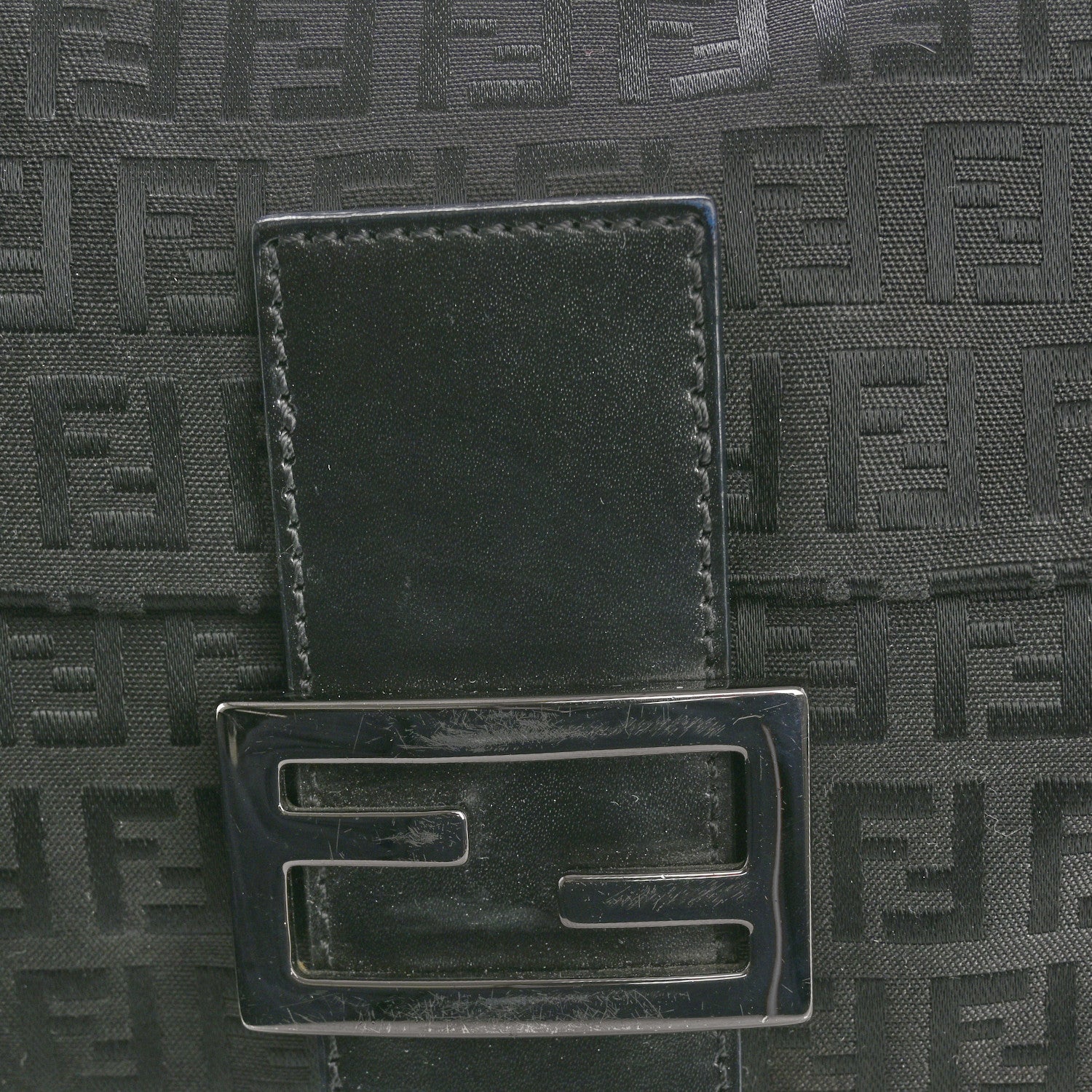 Fendi Zucchino Baguette Black 11 of 16