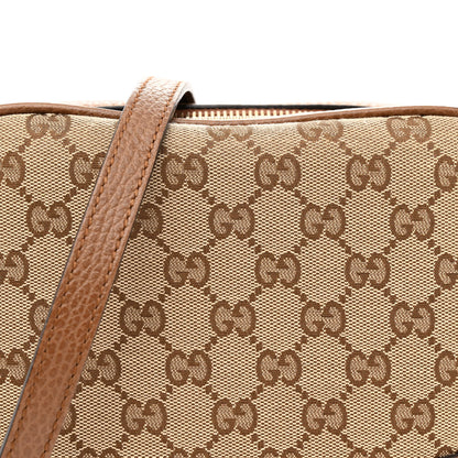 Gucci Monogram Mini Bree Messenger Bag Beige Tabacco 8 of 12