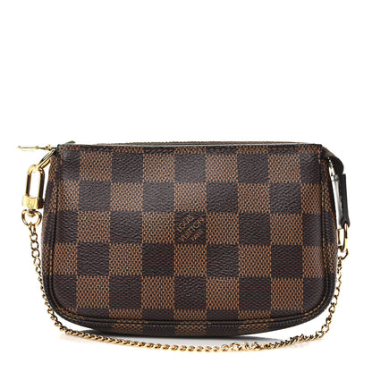 Louis Vuitton Damier Ebene Mini Pochette Accessories 1 of 7