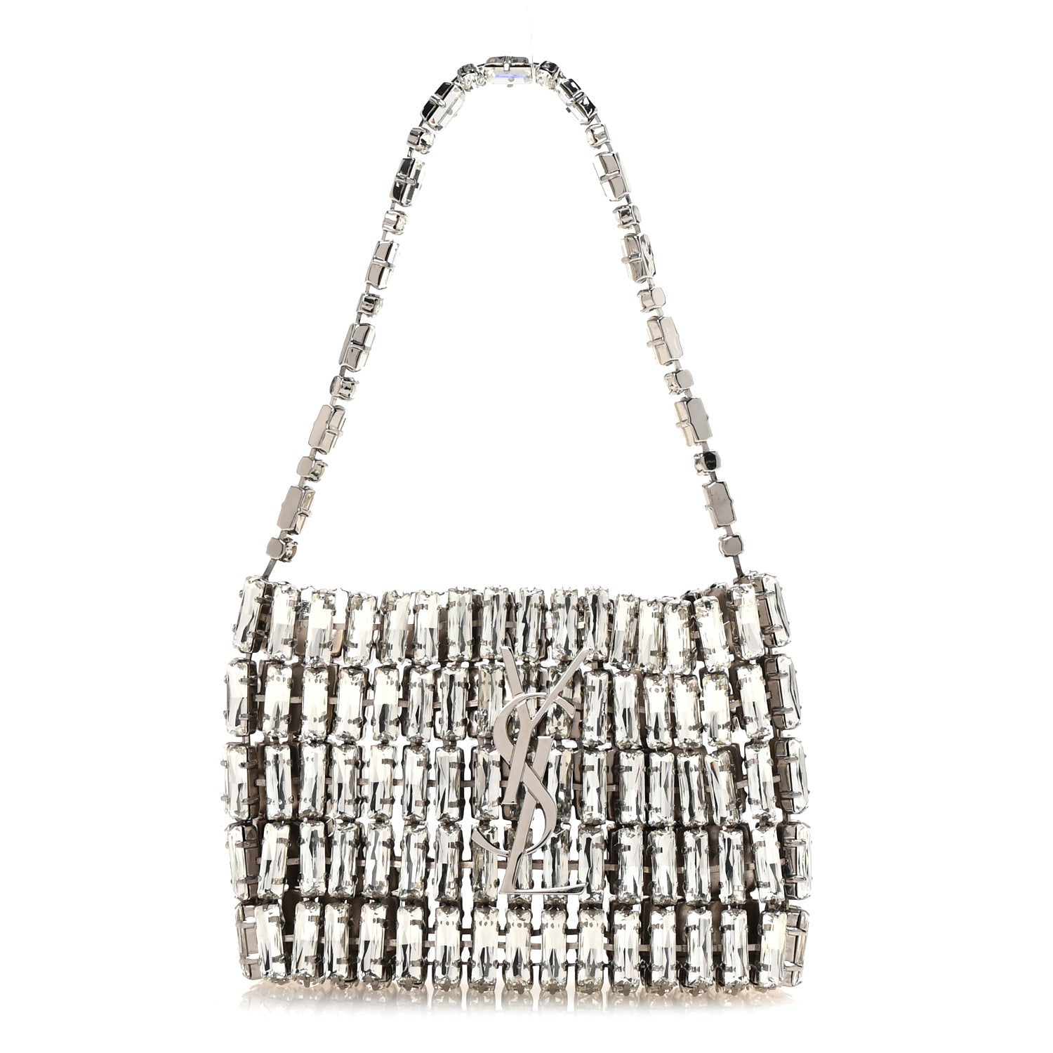 Saint Laurent Crystal Micro Evening Bag Mirror 1 of 10