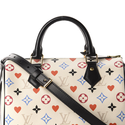 Louis Vuitton Game On Speedy Bandouliere 25 White 9 of 11