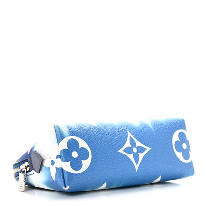 Louis Vuitton Monogram Giant Escale Cosmetic Pouch Blue 3 of 6
