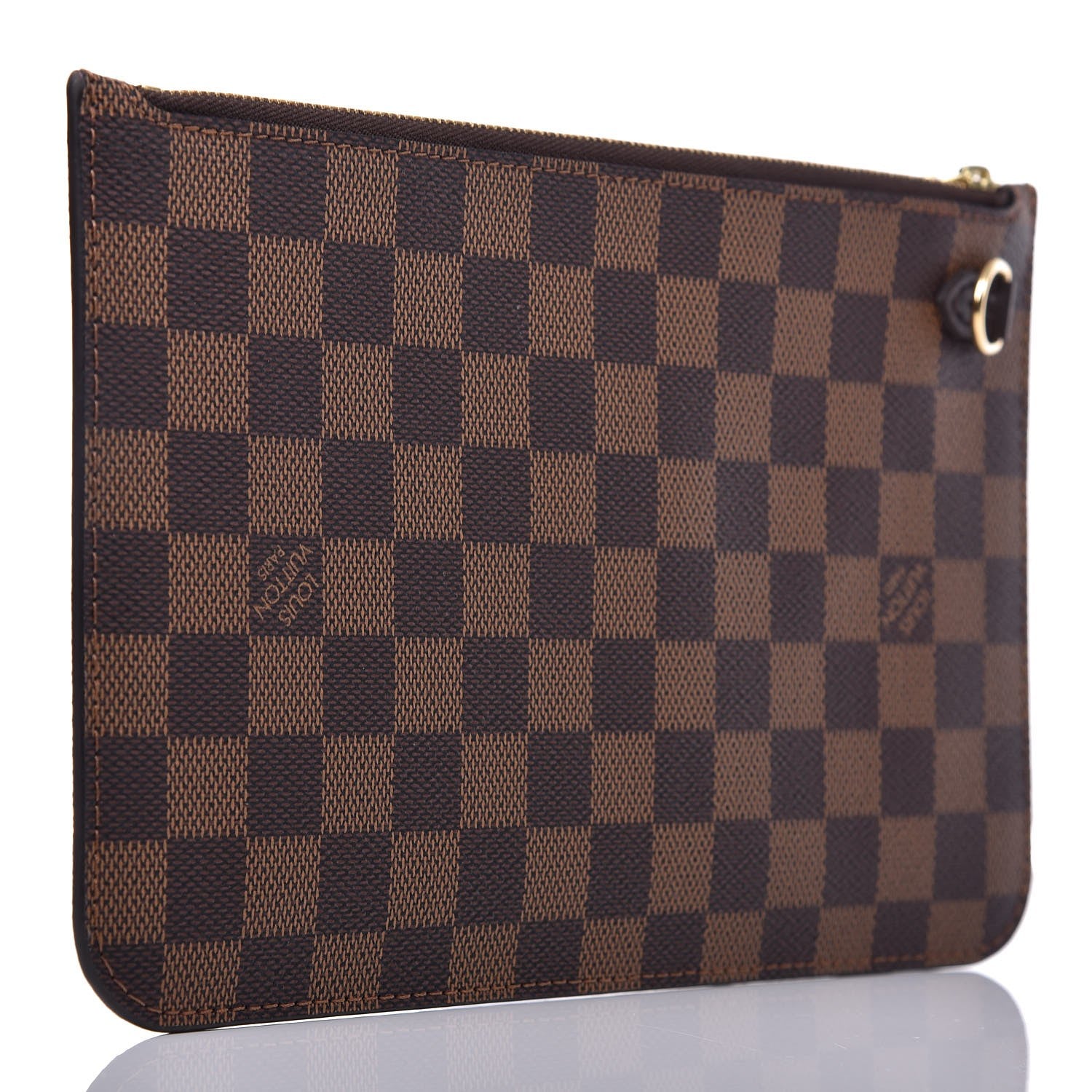 Louis Vuitton Damier Ebene Neverfull MM GM Pochette 3 of 8