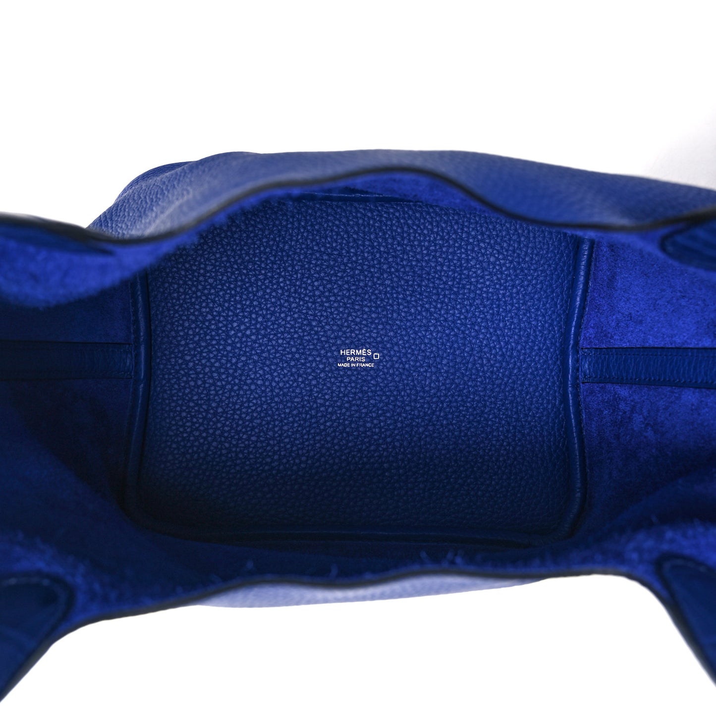 Taurillon Clemence Matte Alligator Picotin Lock Touch 22 MM Bleu Electrique