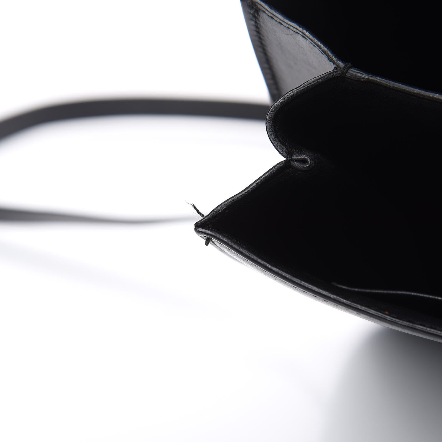 Celine Smooth Calfskin Large Classic Box Flap Bag Black 14 of 25