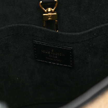 Louis Vuitton Raffia Petit Bucket Black 6 of 9