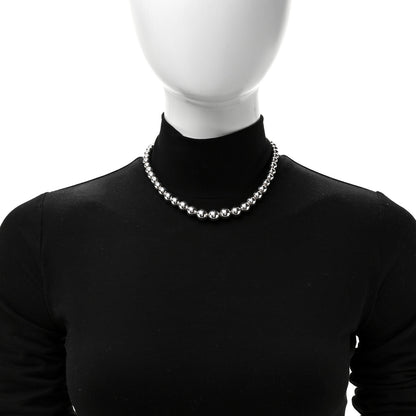 Tiffany Sterling Silver Hardwear Graduated Ball Necklace 2 of 5