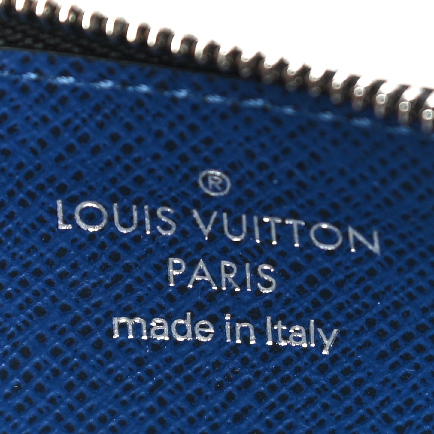 Monogram Taiga Coin Card Holder Cobalt