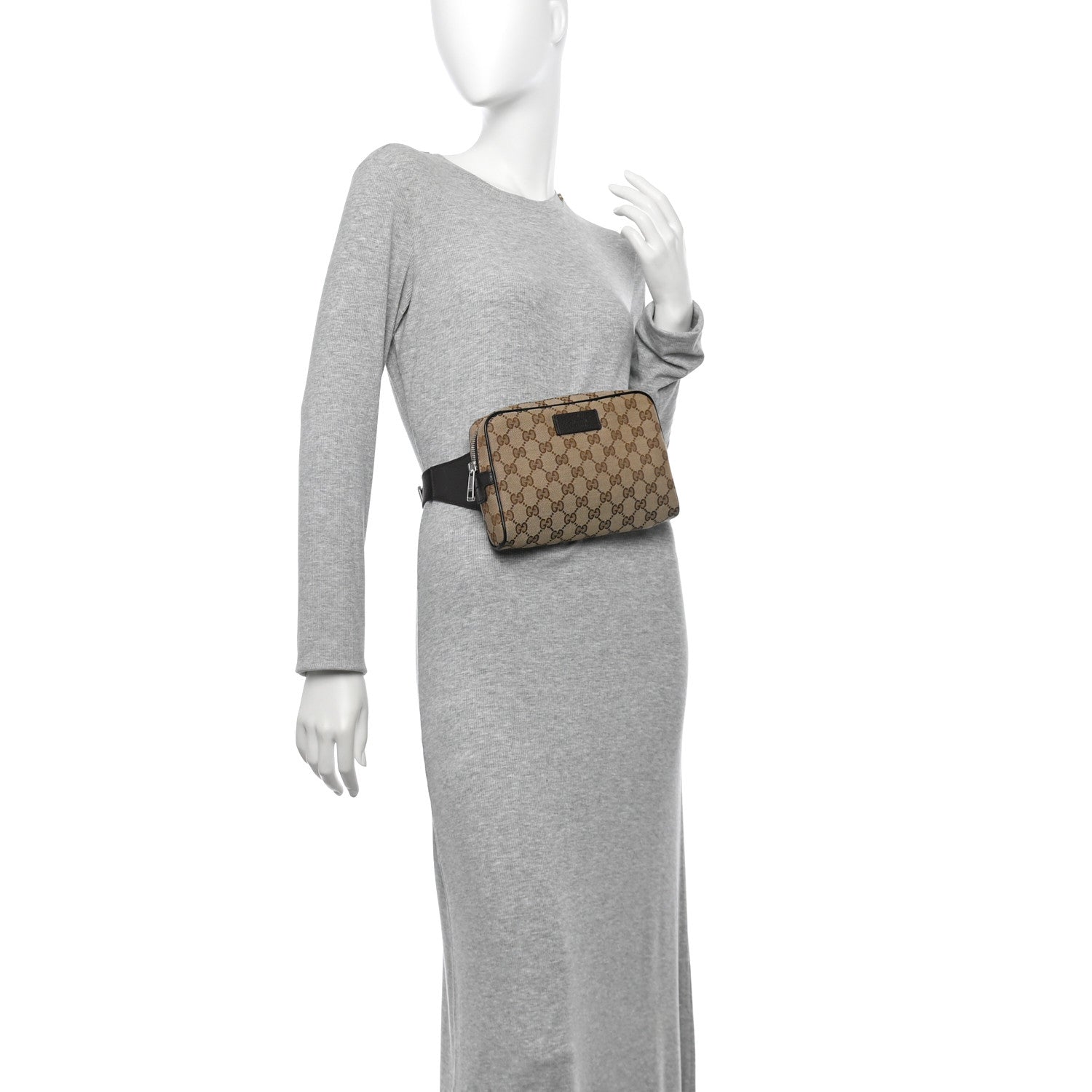 Gucci Monogram Belt Bag Dark Brown 3 of 23