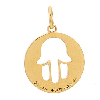 Cartier 18K Yellow Gold Hamsa Charm 3 of 3