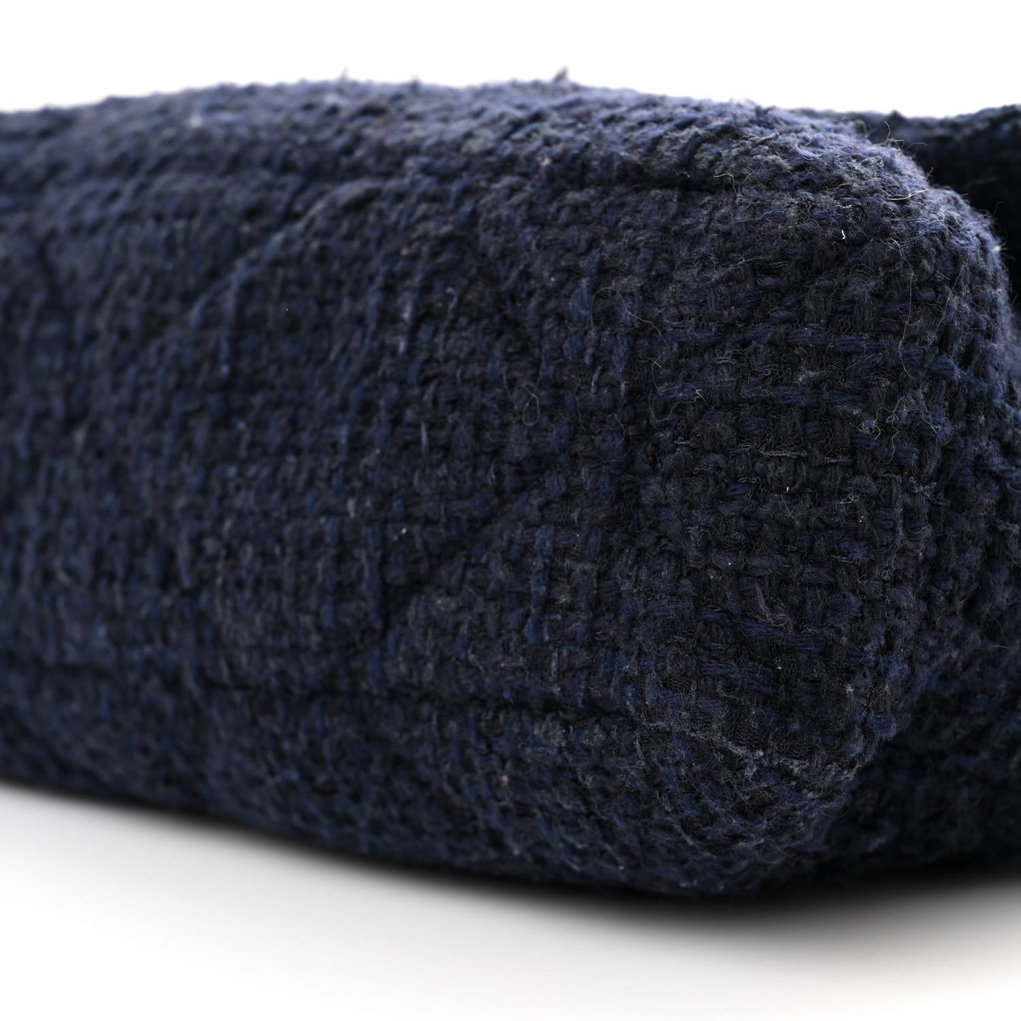 Tweed Quilted Large Chanel 19 Flap Navy Blue