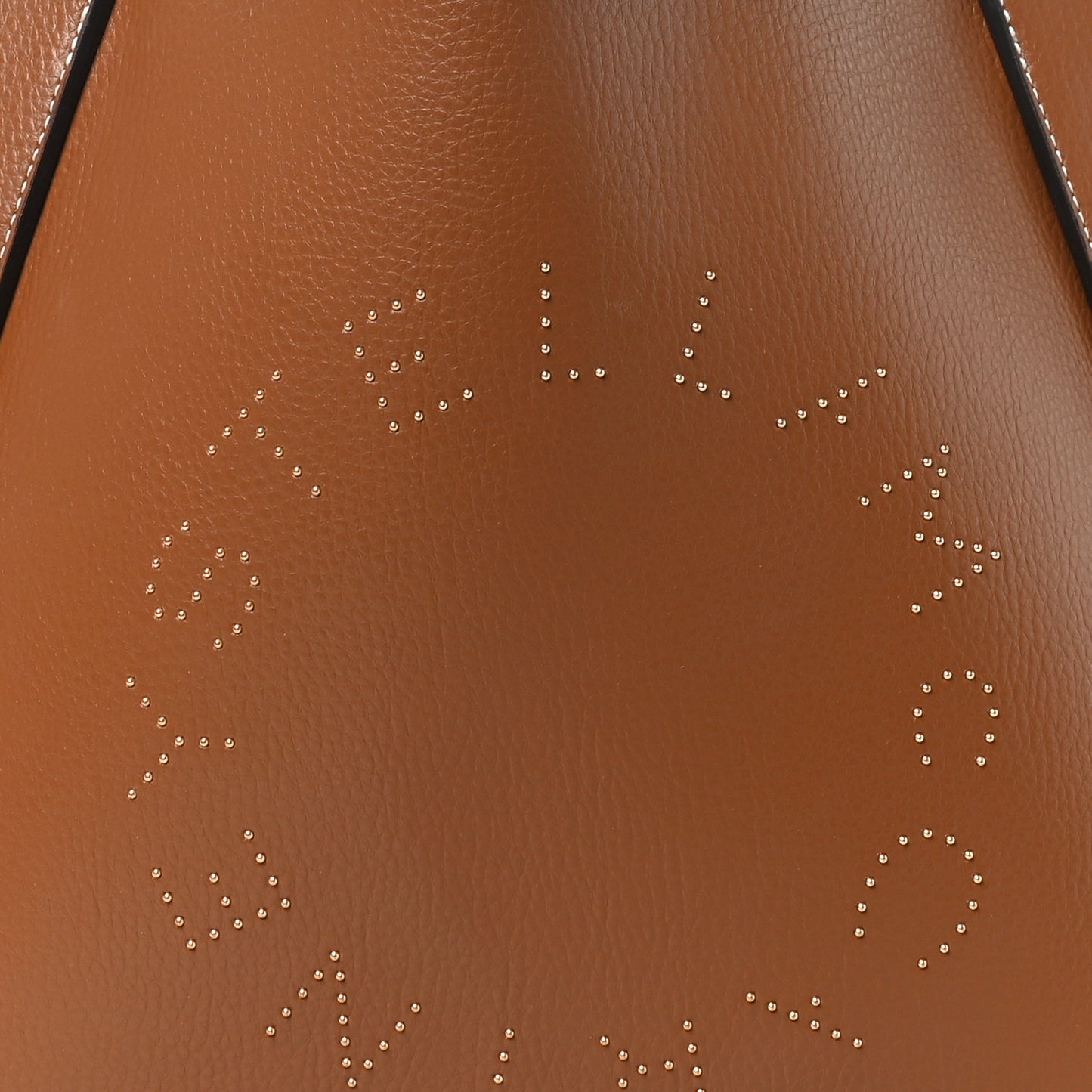 Grainy Alter Mat Studded Logo Tote Pecan
