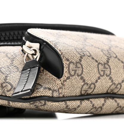 Gucci GG Supreme Monogram Belt Bag Black 9 of 11