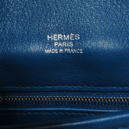 Hermes Veau Swift Mini Sac Berline Bleu Thalassa 12 of 13