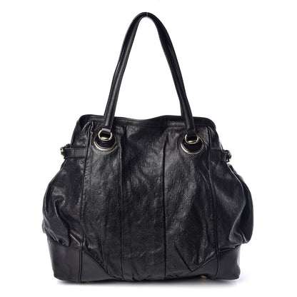 Gucci Guccissima Large Full Moon Tote Black 1 of 14