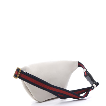 Gucci Grained Calfskin Small Logo Belt Bag White 2 of 9