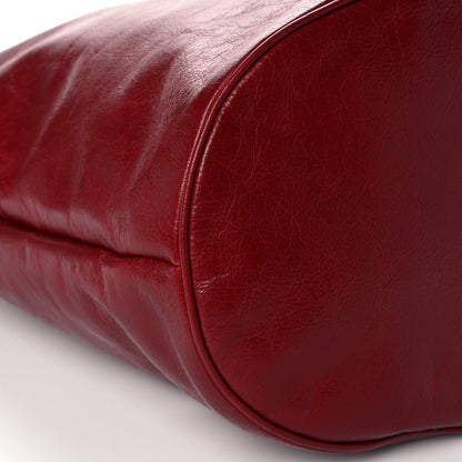 Gucci Fluffy Calfskin Morpheus Hobo Shoulder Bag Red 9 of 11