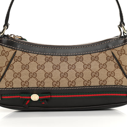 Gucci Monogram Small Mayfair Shoulder Bag Dark Brown 8 of 14