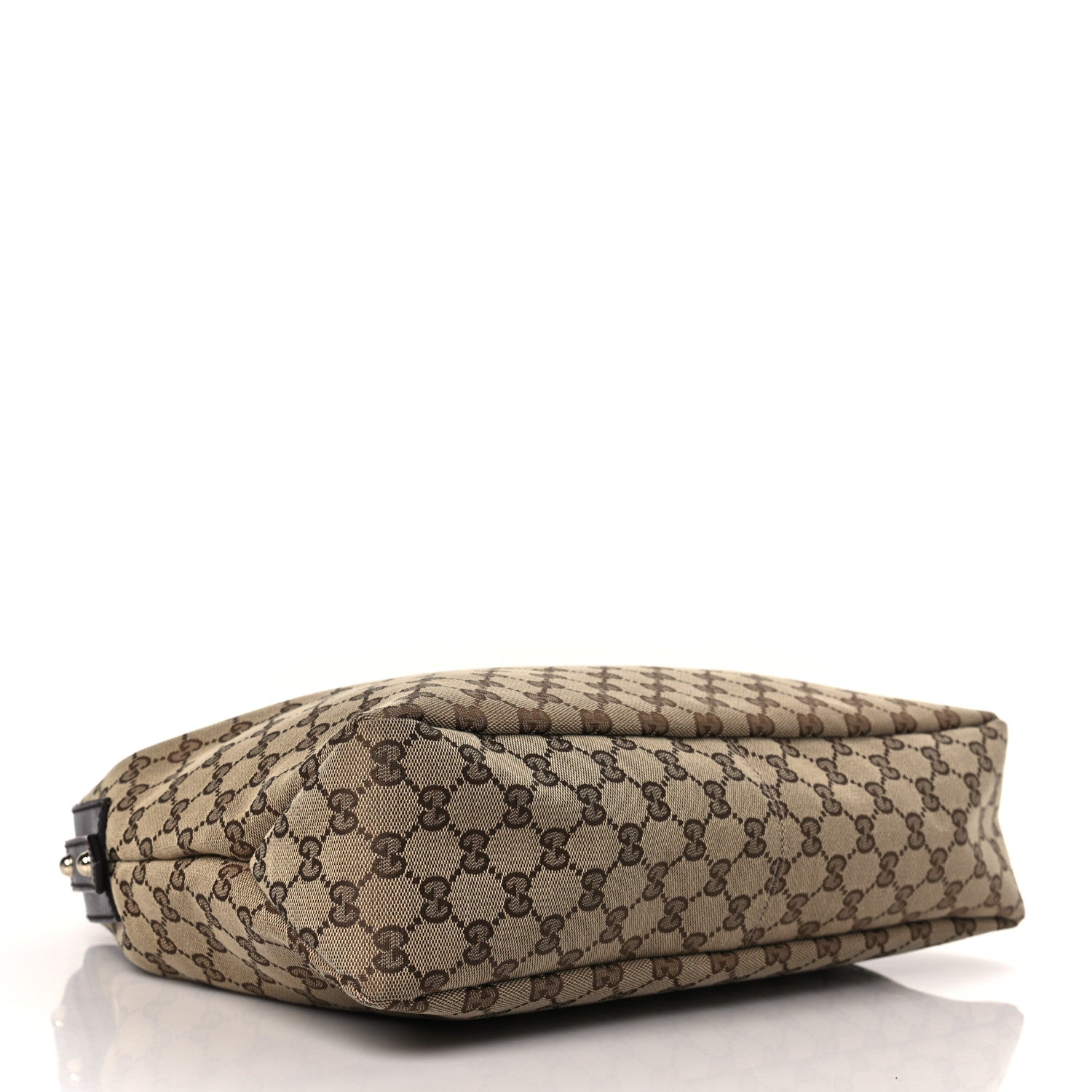 Gucci Monogram Medium Horsebit Chain Hobo Dark Brown 4 of 10