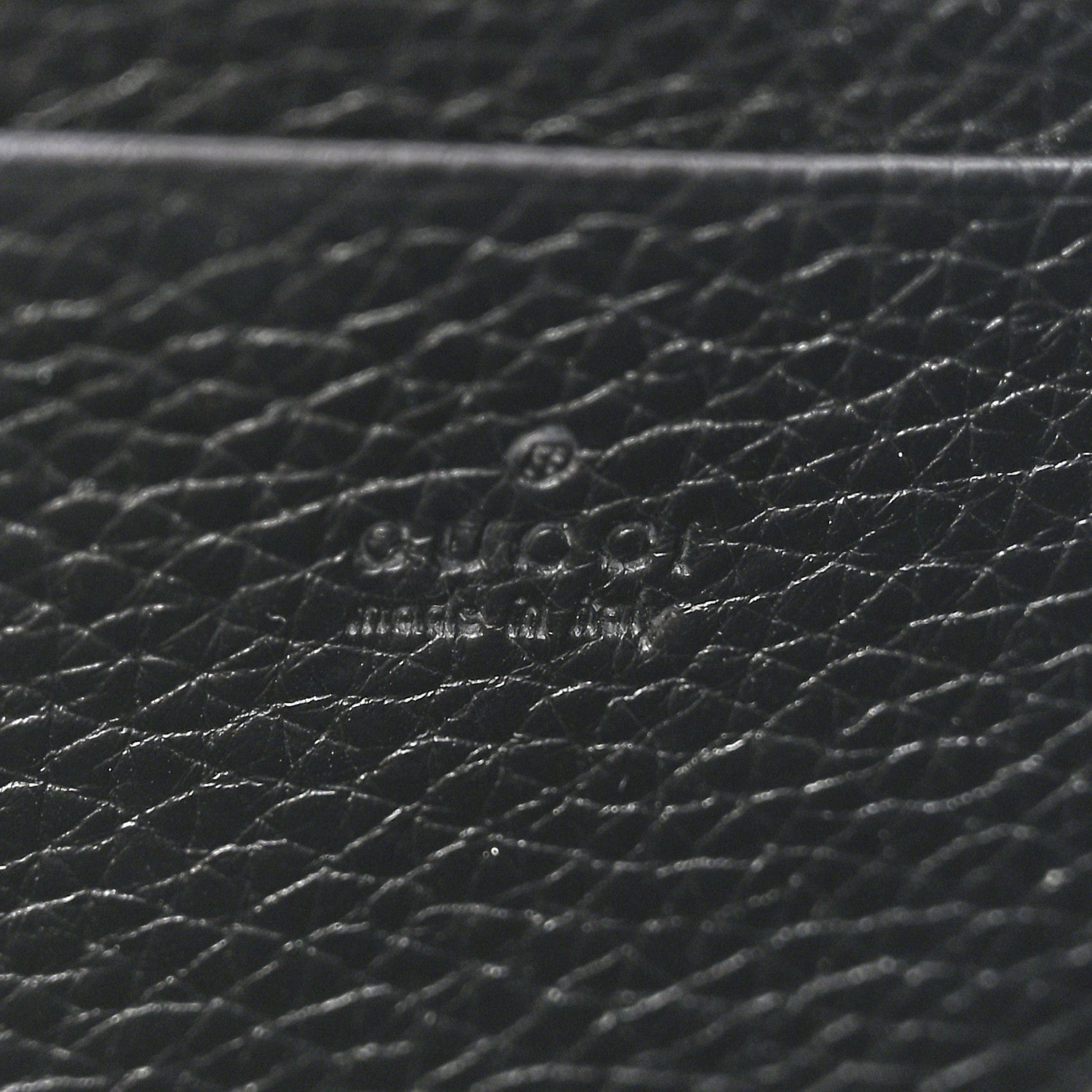 Gucci Calfskin GG Marmont Chain Wallet Black 6 of 11