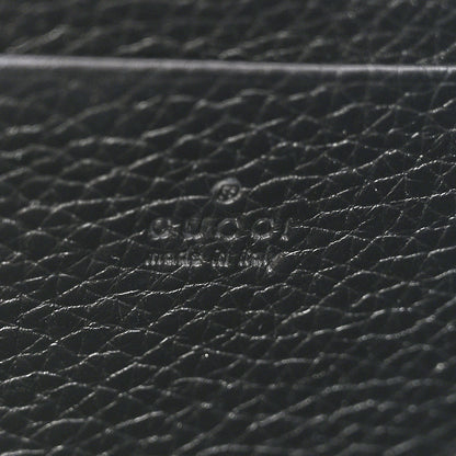 Gucci Calfskin GG Marmont Chain Wallet Black 6 of 11
