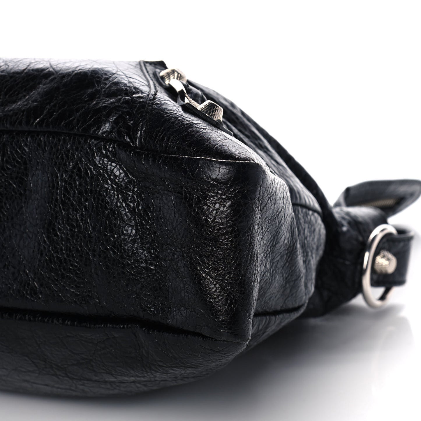 Agneau Giant 12 Silver Hardware Town Black