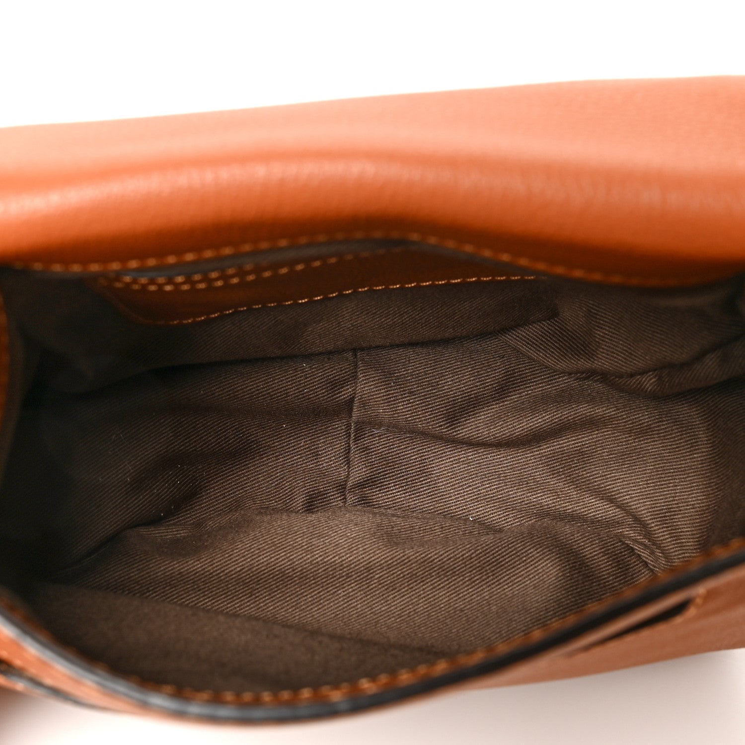 Chloe Calfskin Mini Marcie Round Crossbody Bag Tan 5 of 9