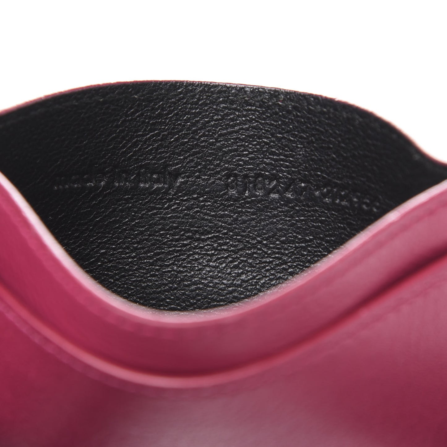 Calfskin Classic Y Wallet Fuchsia